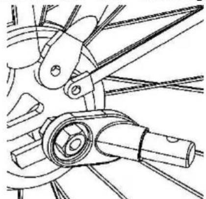 Vevor JBT03K2 - Anbringen des Anhängers am Fahrrad : - 2