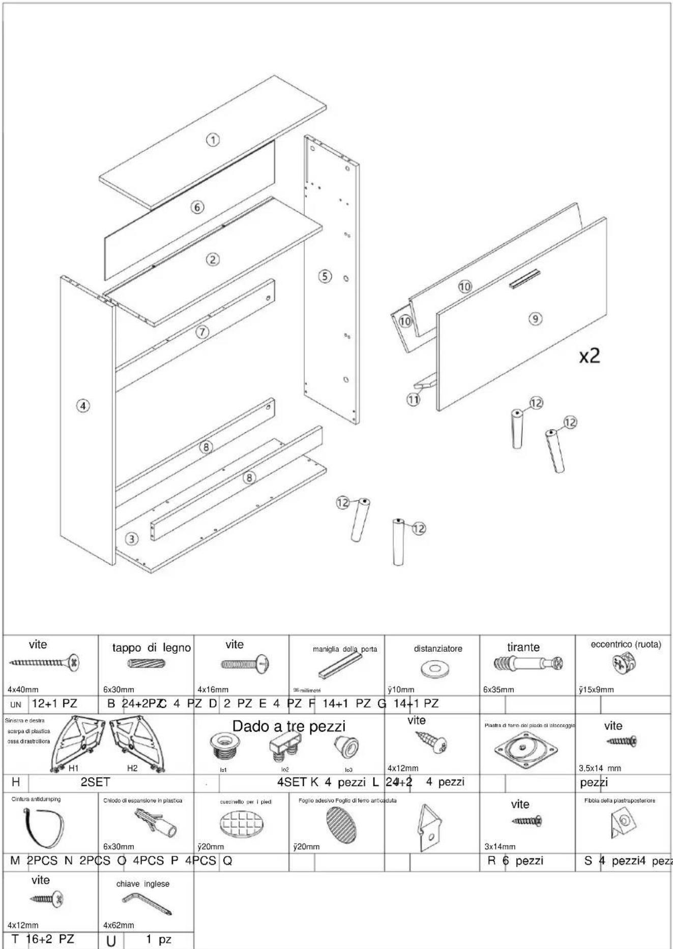 Vevor HZW002 - CONSERVARE QUESTE ISTRUZIONI - 1