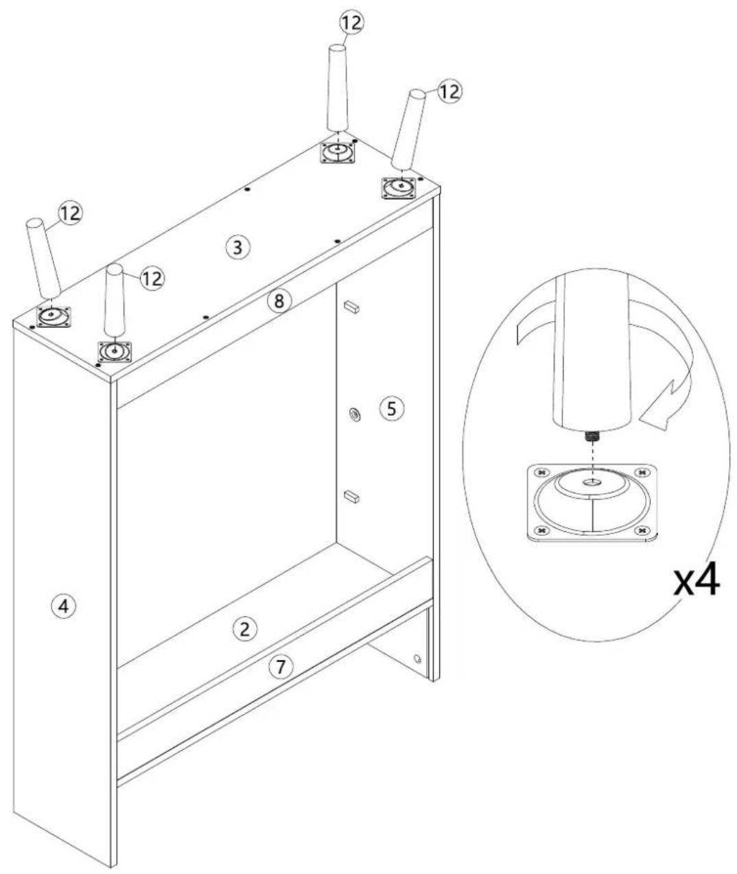 Vevor HZW002 - ASSEMBLYSTEP - 15