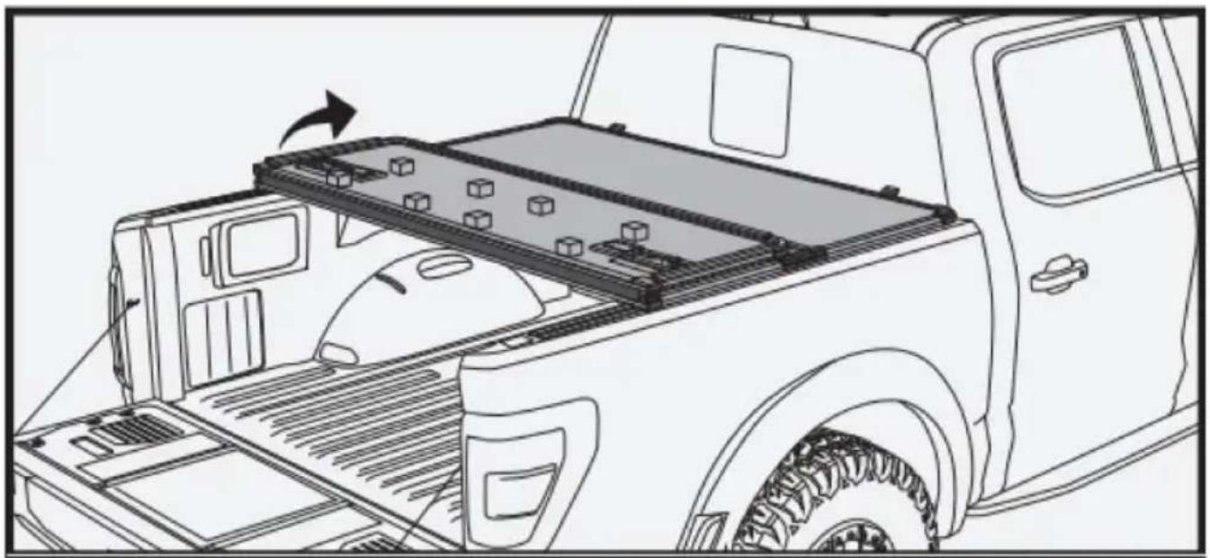 Vevor HTFD9968 - Fold up the cover - 1
