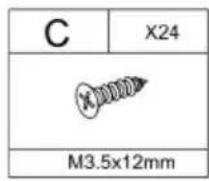 Vevor HYCT-CFX-010 - PACKAGE CONTENTS - 4