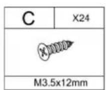 Vevor HYCT-CFX-010 - PACKAGE CONTENTS - 4