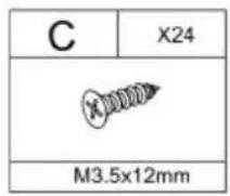 Vevor HYCT-CFX-010 - PACKAGE CONTENTS - 4
