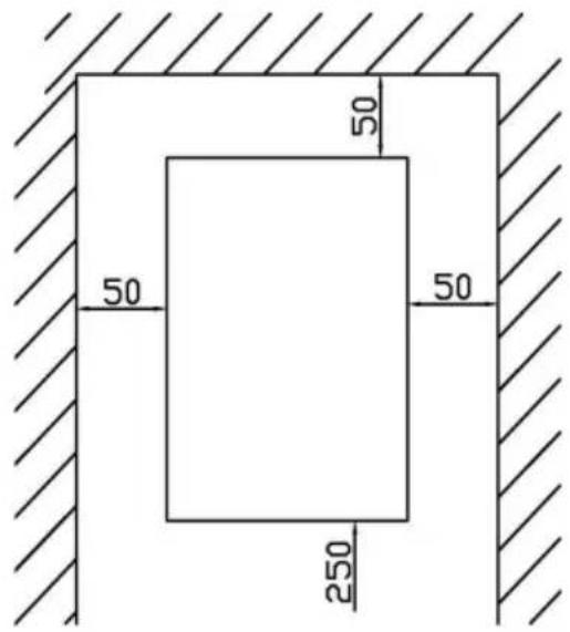 Vevor HZB-45 - REQUISITI DI POSIZIONE DELL'INSTALLAZIONE - 1