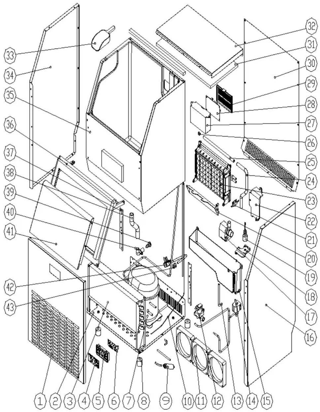 Vevor HZB-45 - 4) EXPLOSIVE DRAWINGS - 1