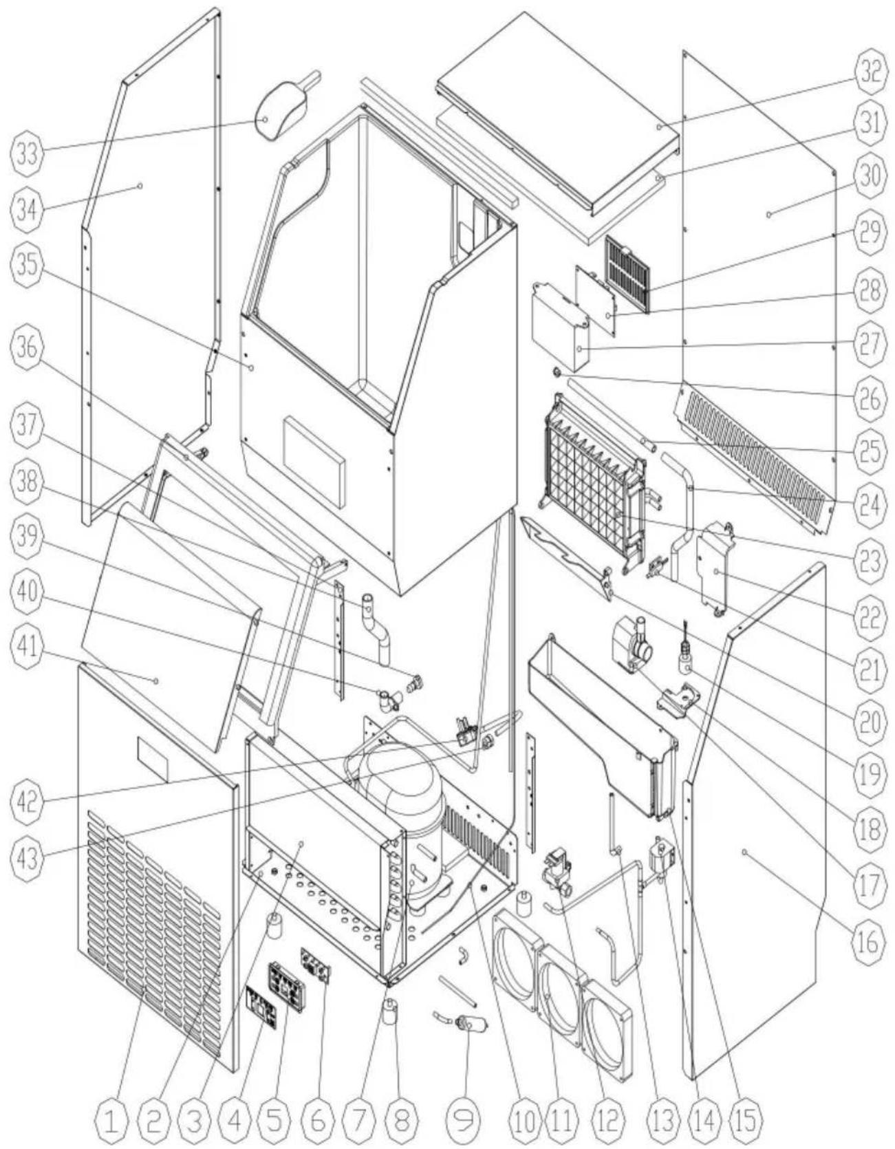Vevor HZB-45 - 3) Panel operacyjny - 2
