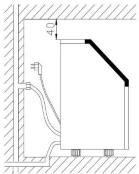 Vevor HZB-45 - INSTALLATIONSPLACERINGSKRAV - 2