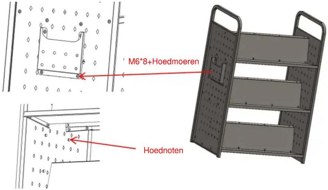 Vevor HXTC-3WD - Stap 4: Installee het documentenrek. - 1