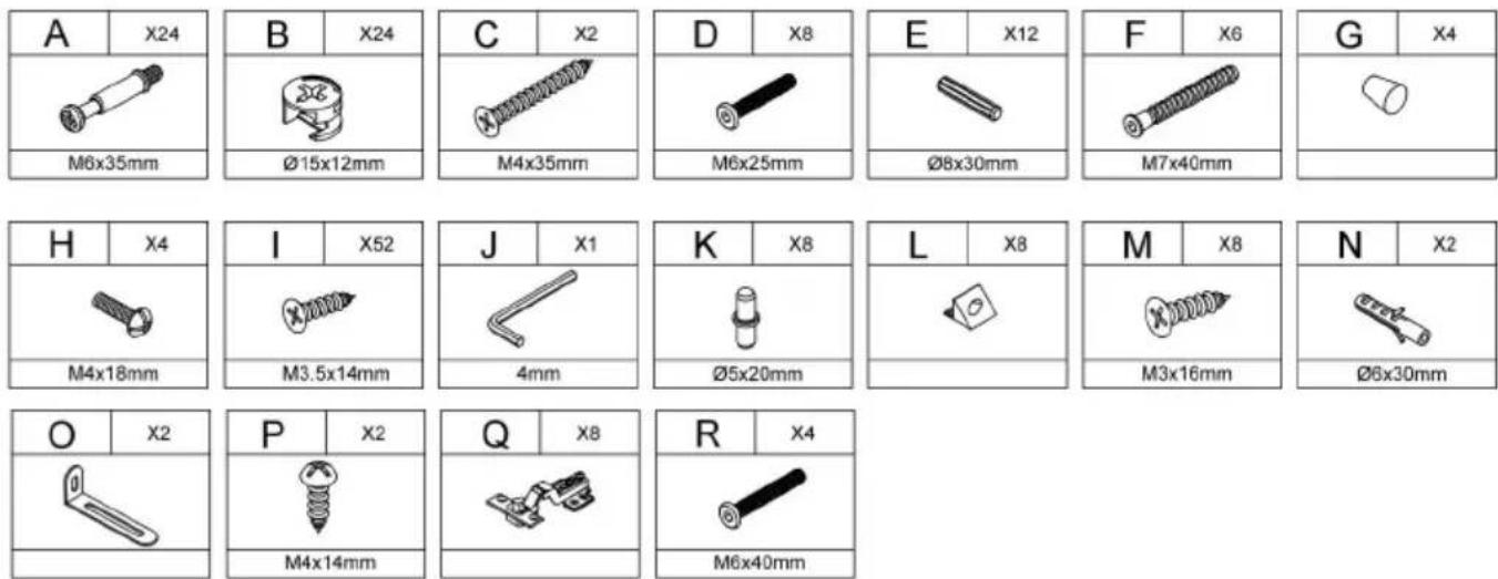 Vevor HYBG-SMBTG-011 - PACKAGE CONTENTS - 2