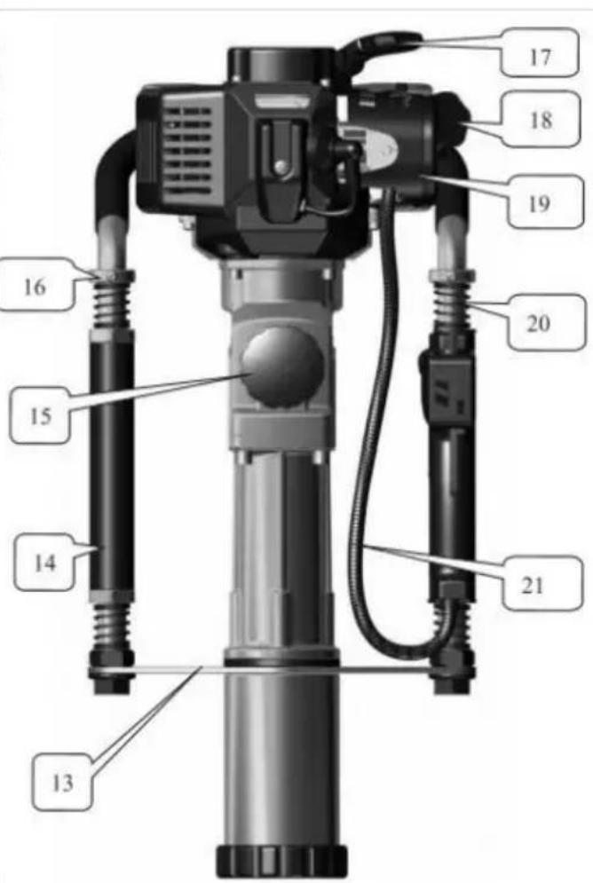 Vevor JH-65 - 1.Name of Main Parts - 2