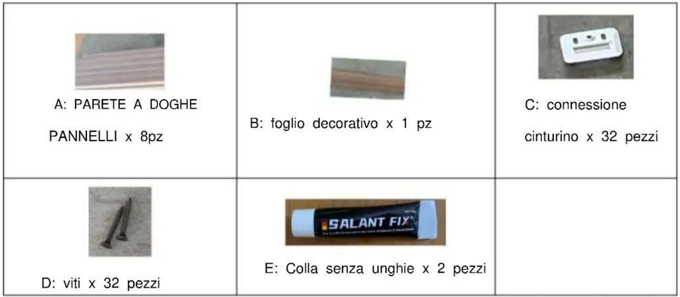 Vevor JF166-HFK-30220 - Elenco delle parti del kit - 1
