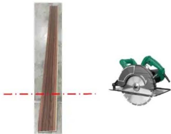 Vevor JF166-HFK-30220 - Step 2:Cutting the panels - 1