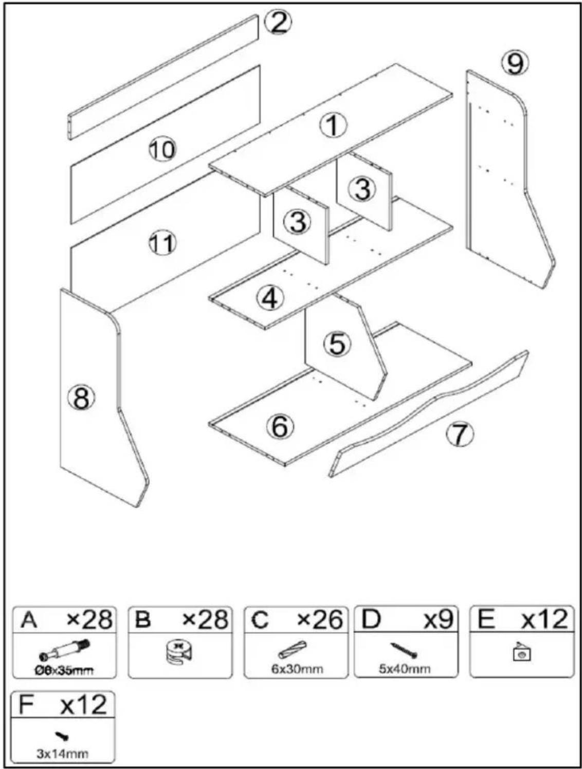 Vevor IVY-VVR-005 - PACKAGE CONTENTS - 1