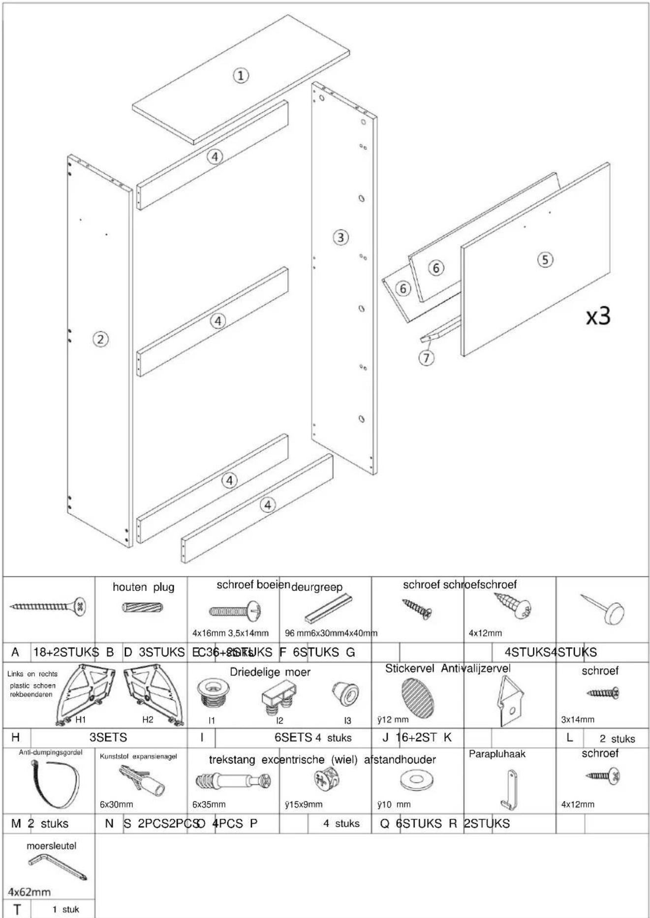 Vevor HZS003 - BEWAAR DEZE INSTRUCTIES - 1