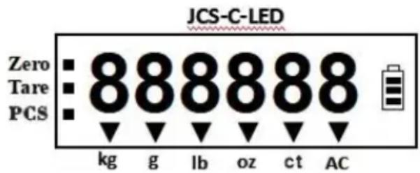 Vevor JCS-C - Inschakeldisplay - 1
