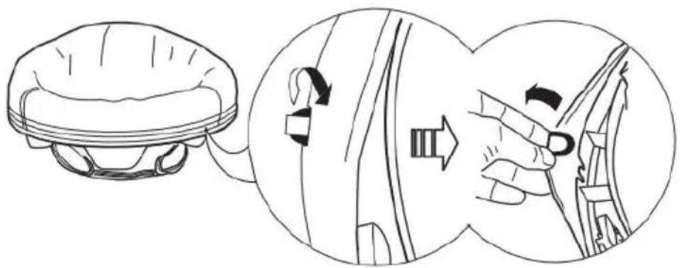 Vevor JP2305 - To Remove the Seat Cover for Cleaning - 2