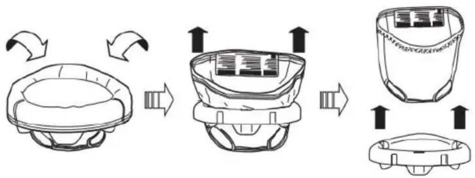 Vevor JP2305 - To Remove the Seat Cover for Cleaning - 3