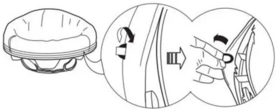 Vevor JP2305 - To Remove the Seat Cover for Cleaning - 2