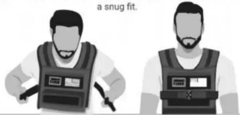 Vevor JS-VEST007 - Spännejustering - 1