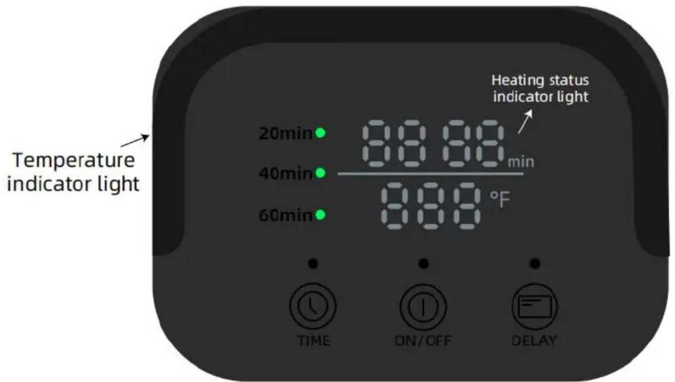 Vevor HSTW-12 - Visualización de temperatura - 1