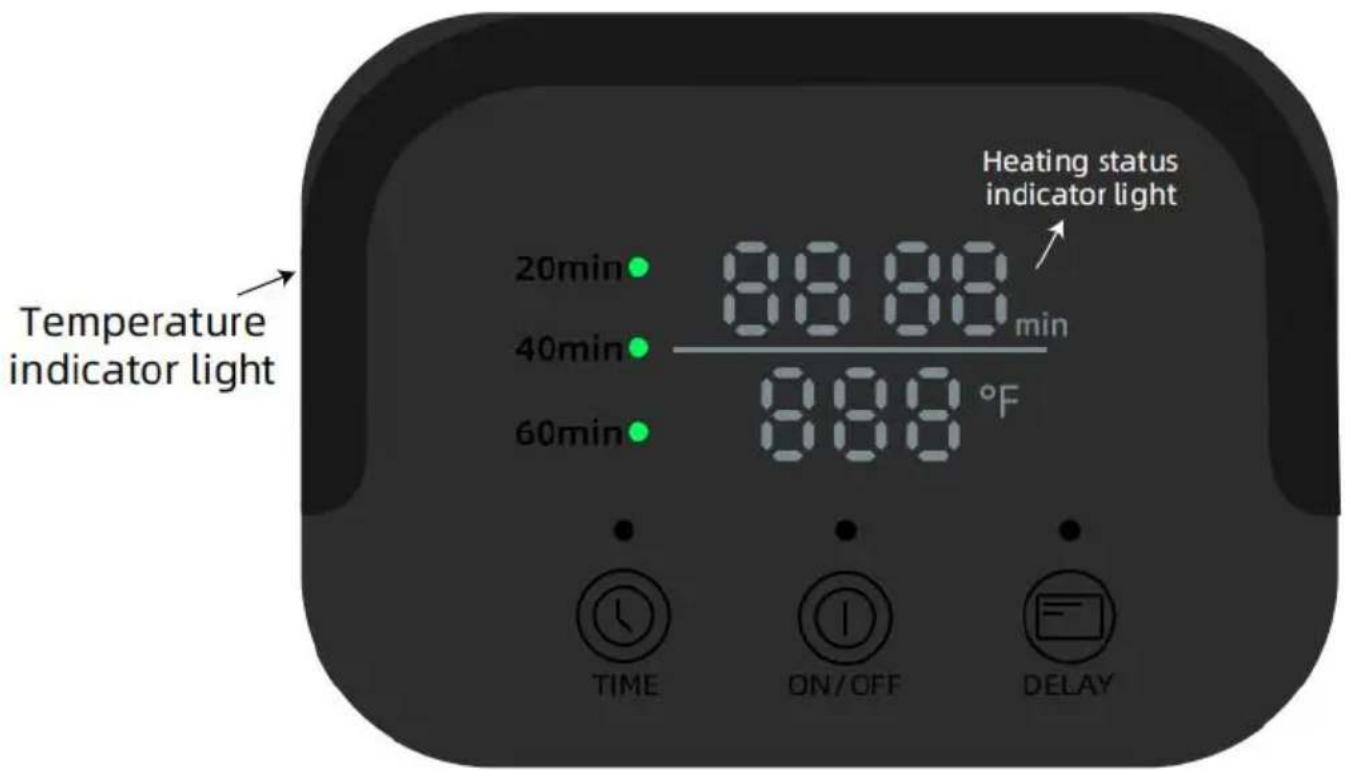 Vevor HSTW-12 - Visualizzazione della temperatura - 1