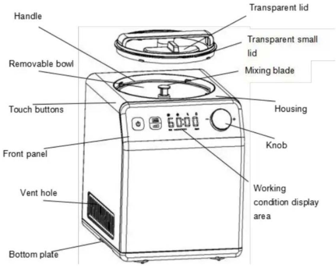 Vevor ICE2086BY - PRODUCT INSTRUCTION - 1