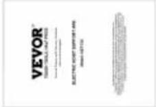 Vevor HST-750 - Parts List - 12