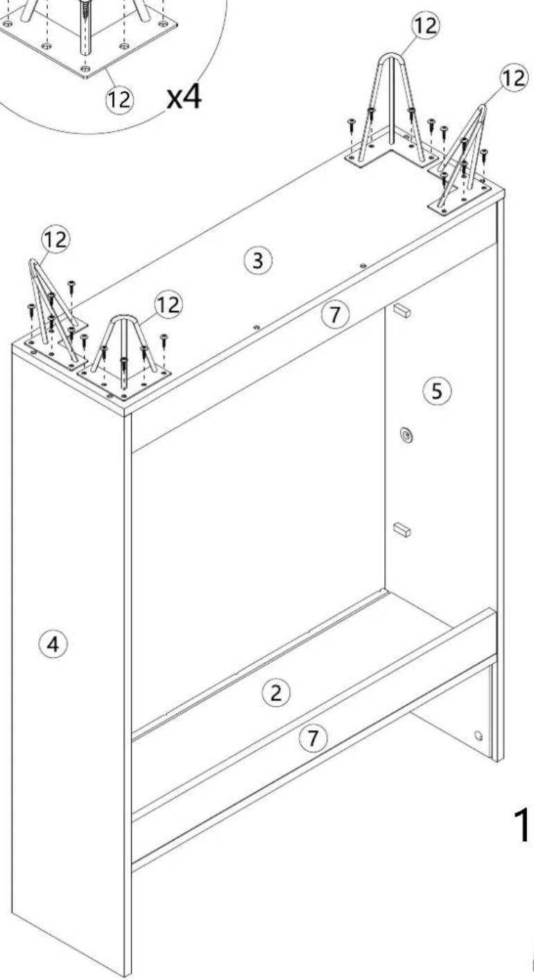 Vevor HZS004 - ASSEMBLYSTEP - 24
