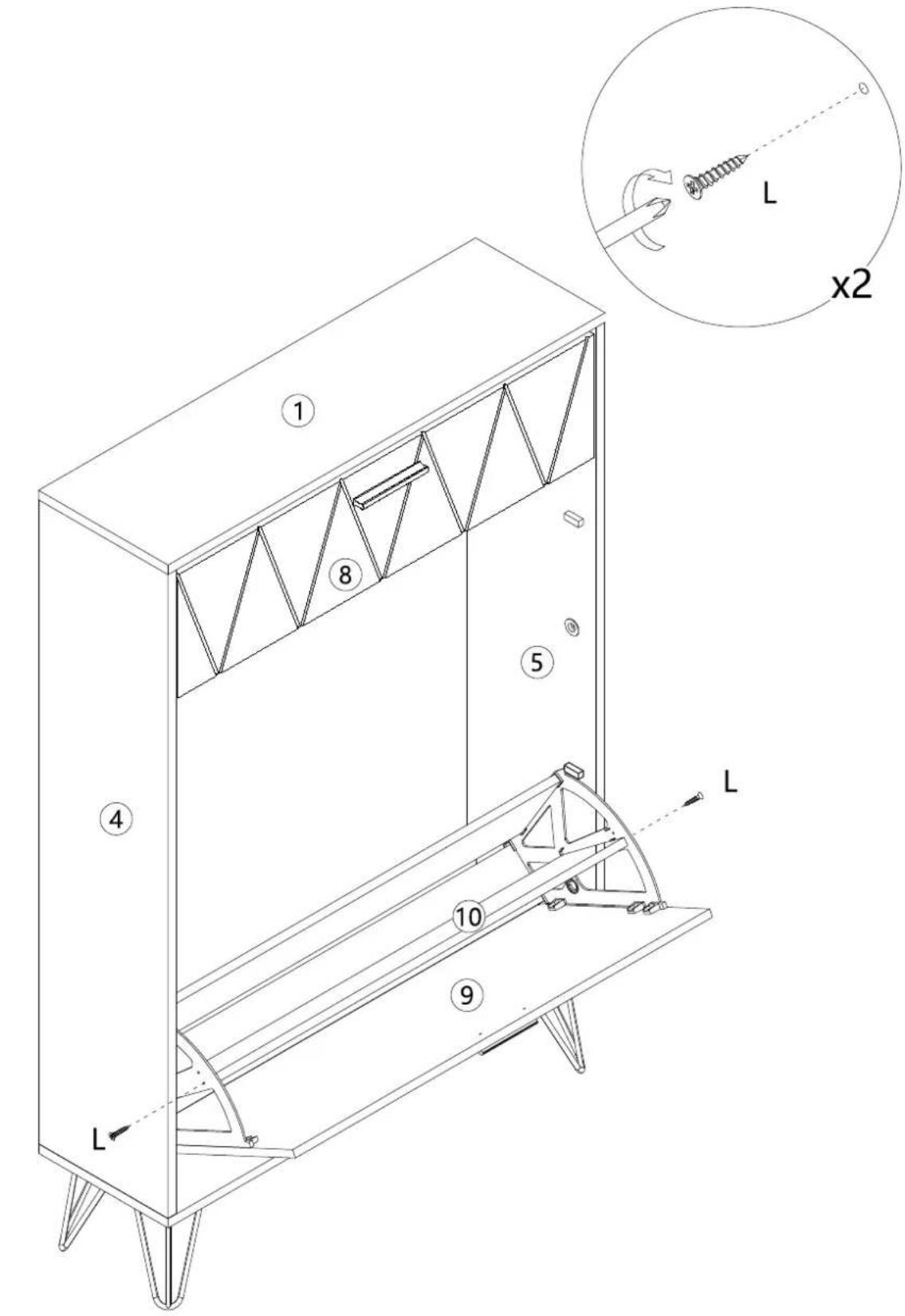 Vevor HZS004 - ASSEMBLYSTEP - 47