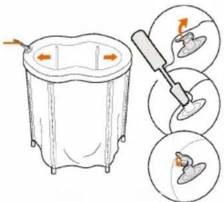 Vevor JC-03 - STEP 2: INFLATE THE HEADREST - 1