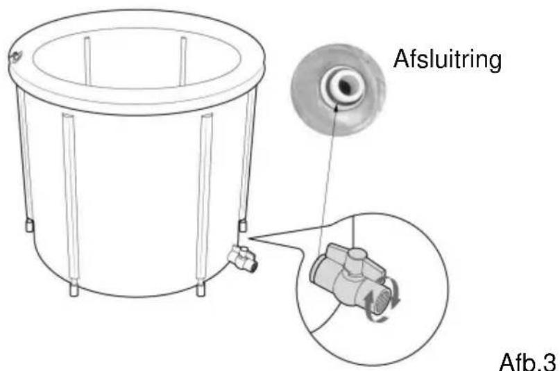 Vevor JC-03 - STAP 3: DRAAI DE AFVOERKLEP VAST - 1