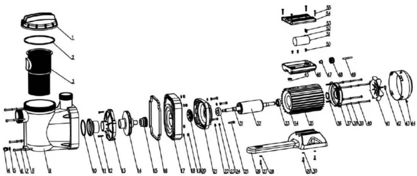 Vevor HT776 - APPEARANCE AND NAME OF PARTS - 1
