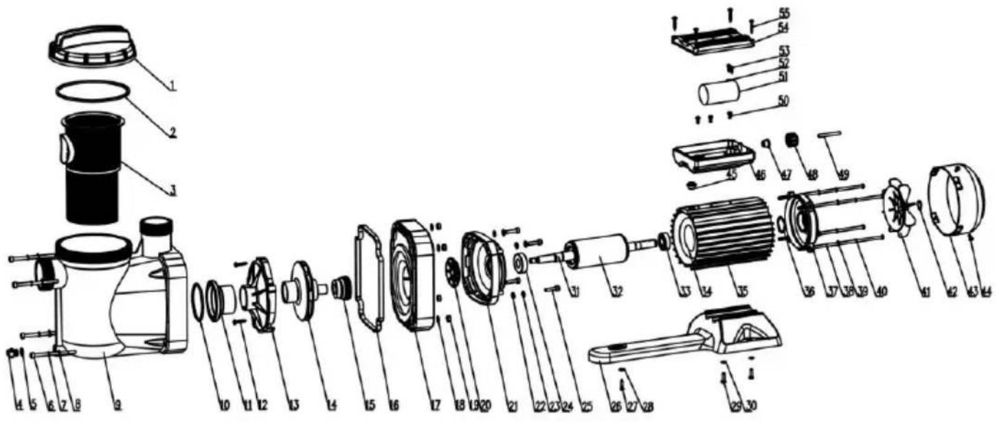 Vevor HT776 - APPEARANCE AND NAME OF PARTS - 1