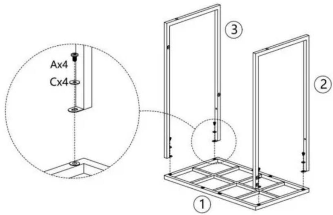 Vevor HT231201C - Procedura instalacji - 1