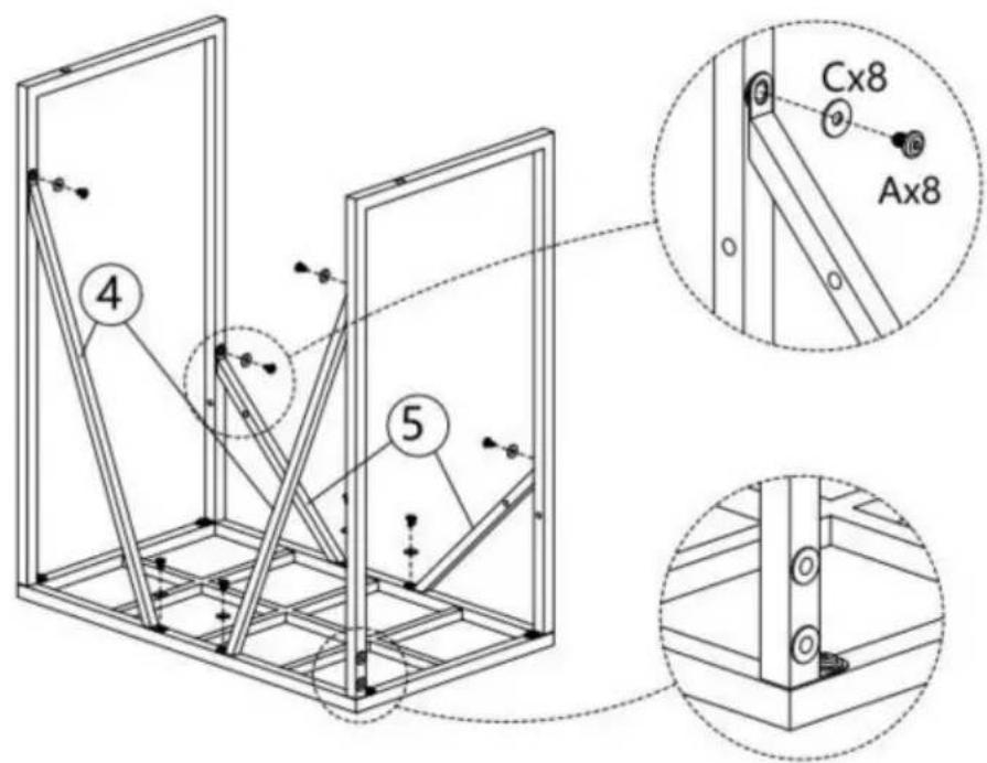 Vevor HT231201C - Procedura d'installazione - 2
