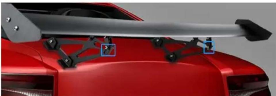 Vevor JG-125-2 - (4.4). Install the second wing(for model only: JG-109). - 1