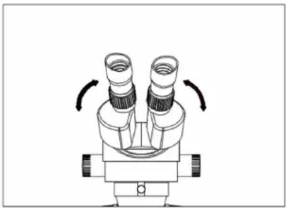 Vevor JH-1B - Adjust the interpupillary distance - 1
