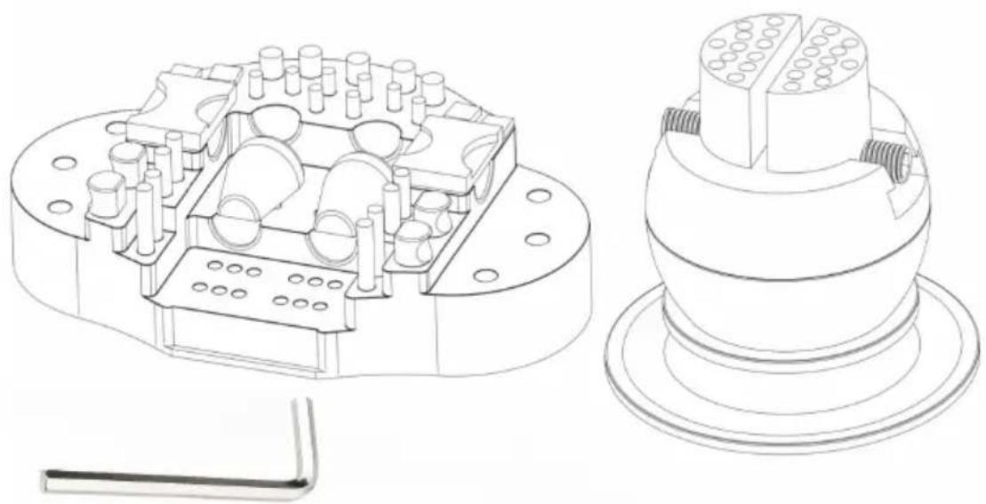 Vevor JH-1B - STANDARD BLOCK BALL VISE USER MANUAL - 1