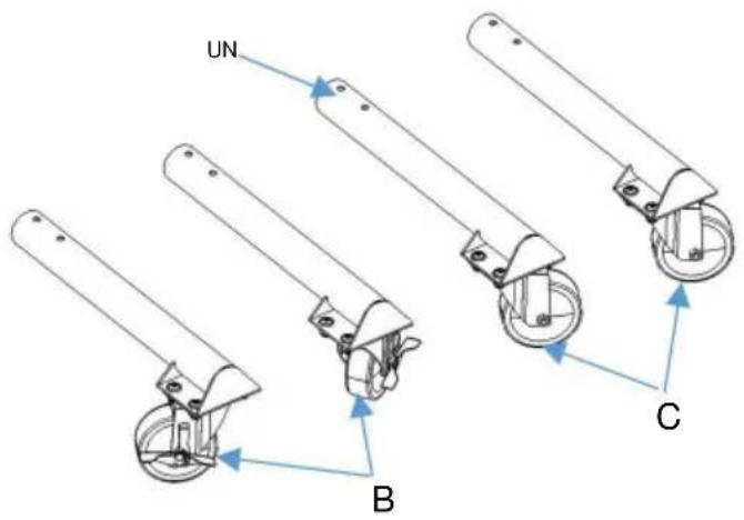 Vevor JJMMRDT01 - PASSO 1: Installazione della ruota universale - 1