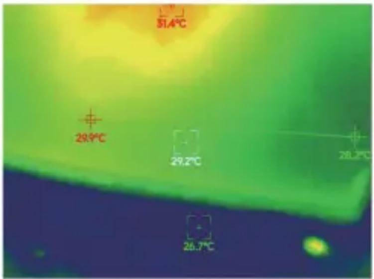 Vevor HT-203U - Analisi della misurazione della temperatura - 3