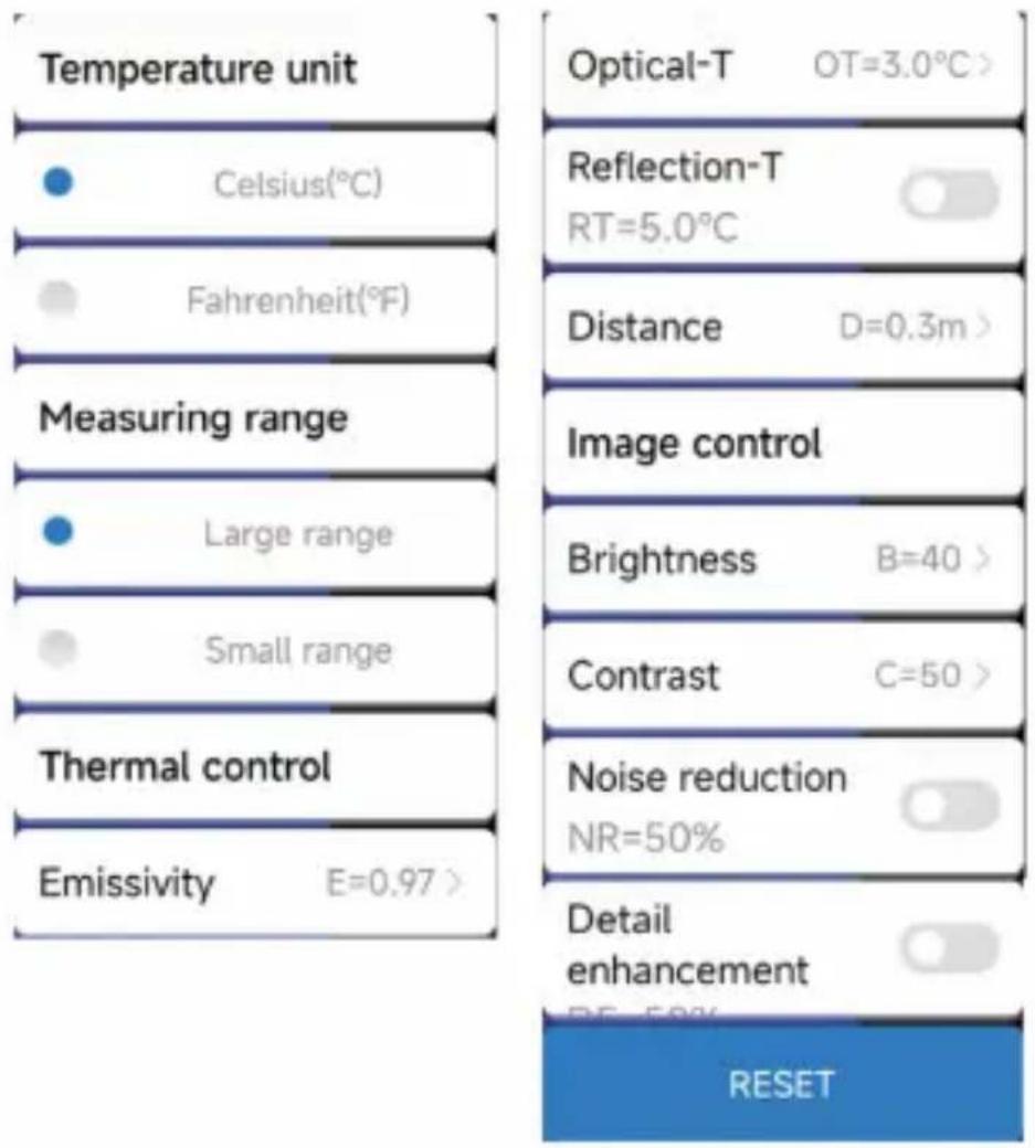 Vevor HT-203U - Impostazione della misurazione della temperatura - 1