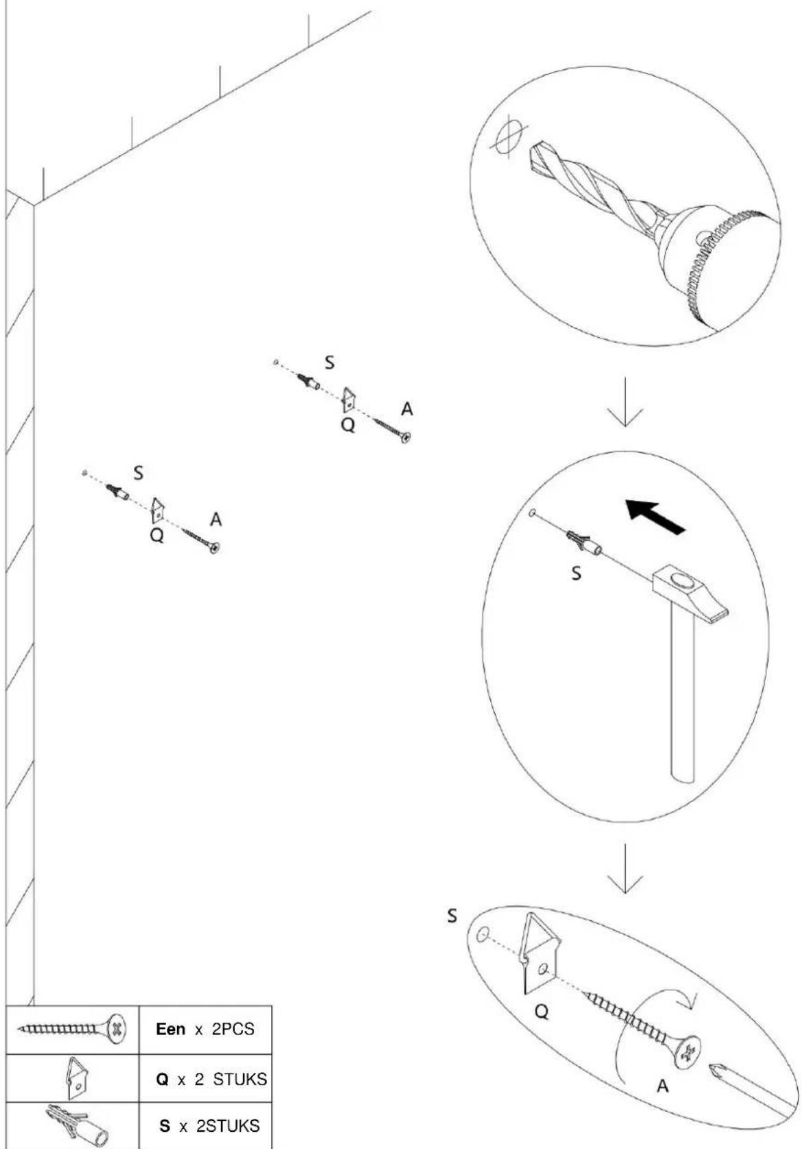 Vevor HZR001 - ONDERDELENLIJST - 4