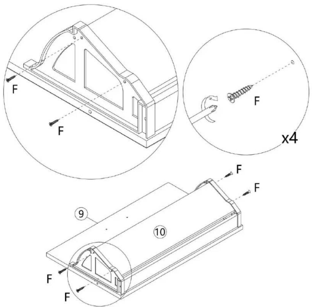 Vevor HZR001 - ÉTAPE D'ASSEMBLAGE - 13