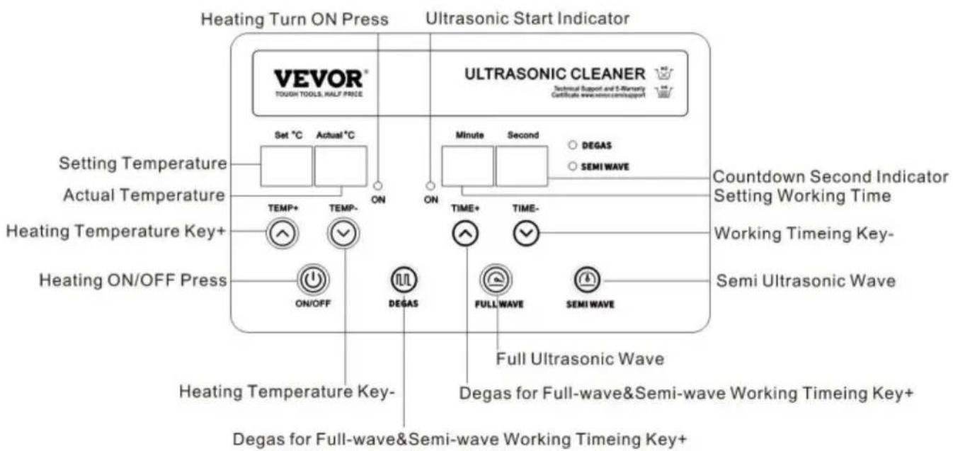 Vevor KZ-F10 - PRODUCTFUNCTIES - 1