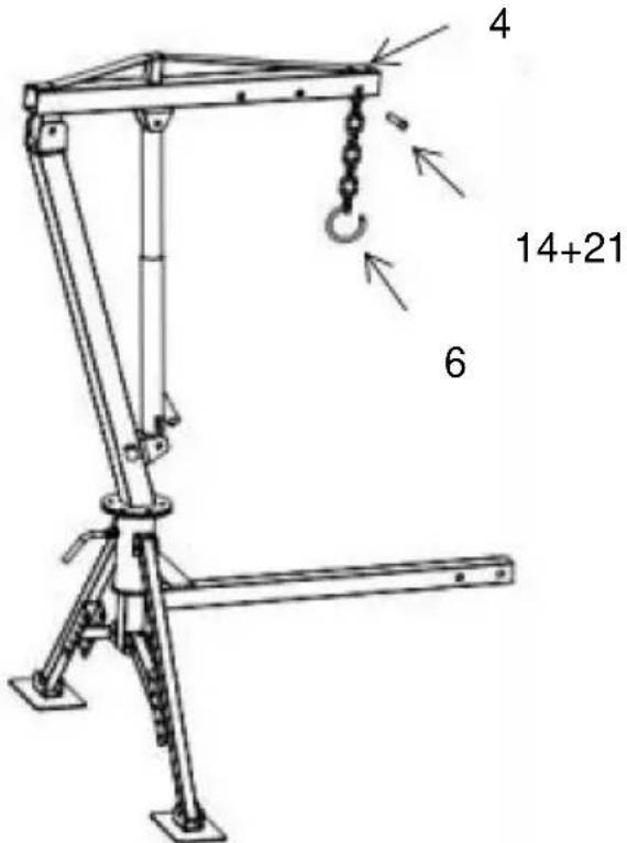 Vevor HXCZDJ-06 - MONTERING - 6