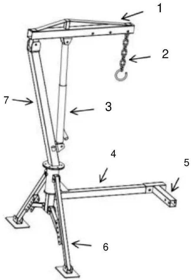 Vevor HXCZDJ-06 - STRUKTURDIAGRAMM - 1