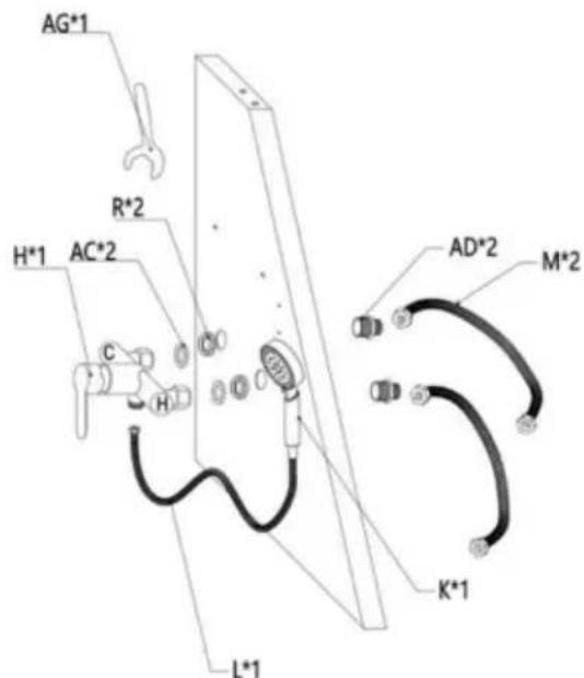 Vevor K1E01022 - Installationsschritte - 2