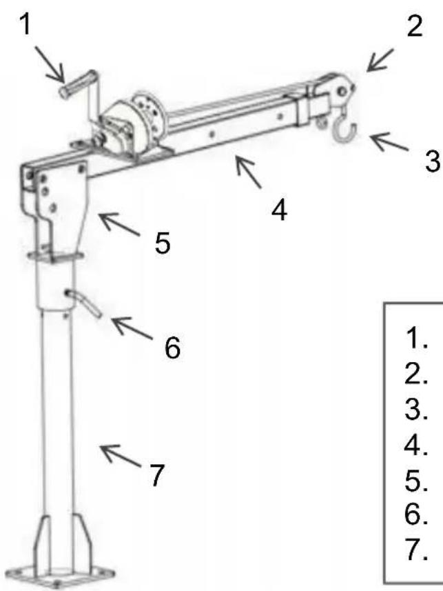 Vevor HXCZDJ-05 - STRUCTURE DIAGRAM - 1