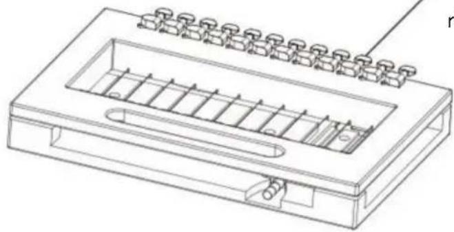 Vevor KH-Q05 - Sostituzione del filo di taglio.ÿRegolare il regolatore di tensione su - 1