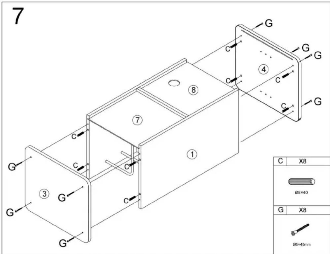 Vevor KLEC-01 - ASSEMBLY STEPS - 13